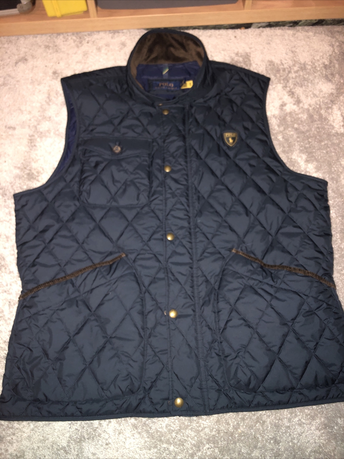 Polo Ralph Lauren Mens Water Repellent Quilted Beaton Vest/ Gilet/ Body