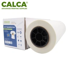CALCA 17in x 328ft Direct Transfer Film Premium Roll - Double Sided DTF Film