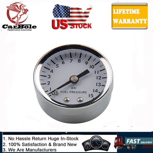 Mr. Gasket 1561 Fuel Pressure Gauge, 1.500 In