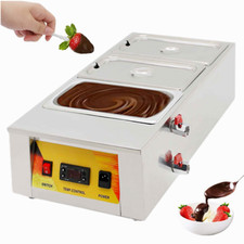 Elektrischer Schokoladenschmelztopf, 1500 W, Edelstahl, 3 x 4,0 l Maschine 1,5KW