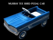 Murray Tee Bird Pedal Car in Blue NEW METAL SIGN: 12x16 Free Shipping