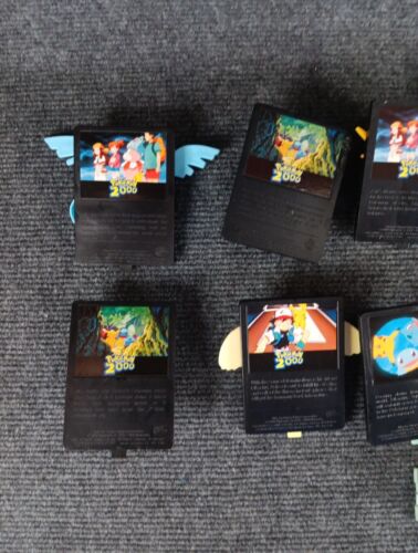 Pokemon 3D Power Action Cards 2000 Film BK Meal Toys lotto di 11 e porta carte - Foto 8 di 15