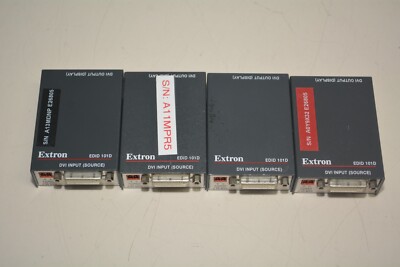 Lot 4x Extron EDID 101D DVI Emulator Minder Input Emulator EDID 101 #W3291