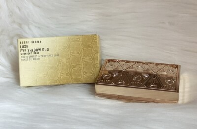 Bobbi Brown Luxe Eye Shadow Duo - Midnight Toast - Full Size NIB