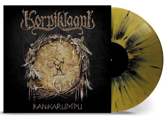 Korpiklaani Rankarumpu Vinile Lp Colorato Oro e Nero Splatter Nuovo e Sigillato