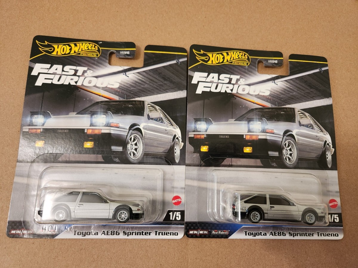 Hot Wheels Premium Fast & Furious Toyota AE86 Sprinter Trueno 1/5