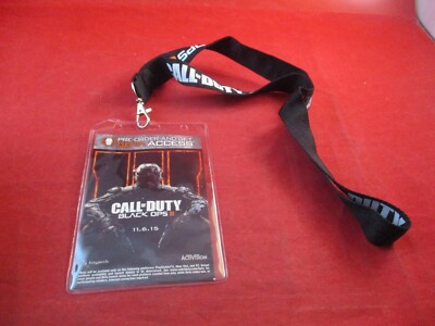 Call of Duty Black Ops III PS4 Xbox Pre-Order/Release Promo Lanyard Chain
