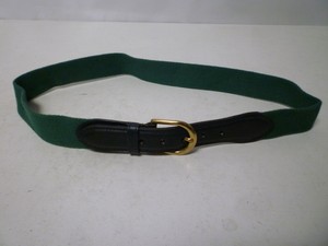 green designer belt