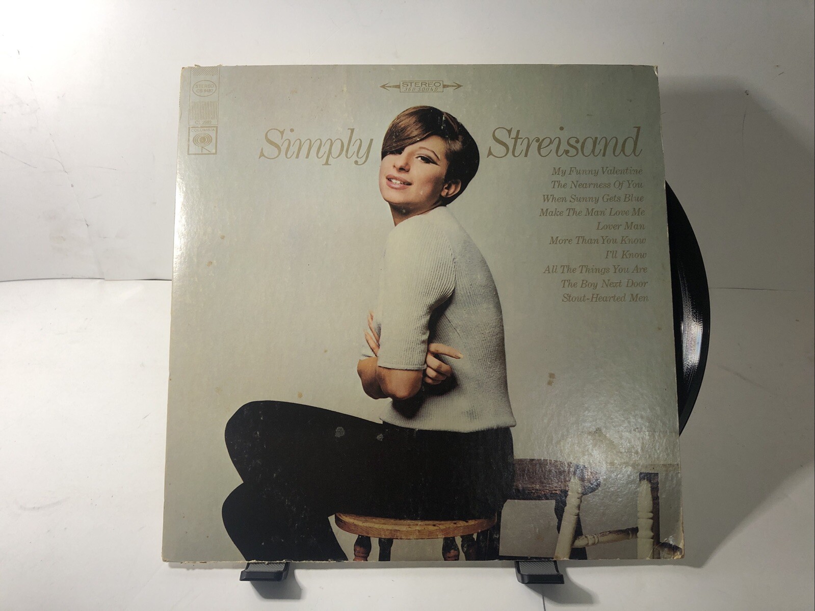 Barbra Streisand Simply Streisand CS 9482 VG LP 12in Vinyl Record Album