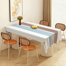 9.84 4.59ft Polyester Tablecloth Rectangular Table Cover for kitchen waterproof