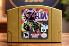 Nintendo The Legend of Zelda: Majora's Mask Gold Cartridge Nintendo 64 READ