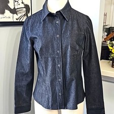 RR Renfrew, denim shacket/shirt. Size medium. Made in USA ๐บ๐ธ. STRETCH