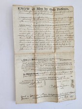 1812 antique DEED hollis ma JOHN GORDEN yeoman MARIAM DREW JOSEPH W DREW