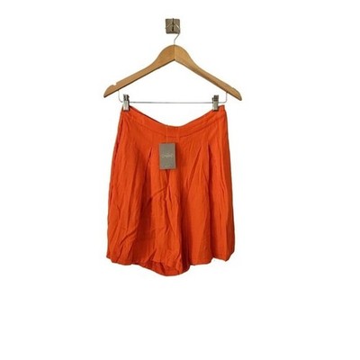 SUNDAY IN BROOKLYN  Shorts Anthropologie Gerbera Wide Leg Pleated Orange size 4
