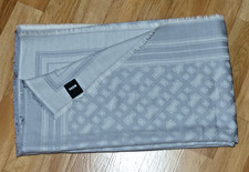 Boss  Tuch-Schal  XXL ~ Muster zart grau-weiß ~ sehr edel ~ L/B 200x115 cm