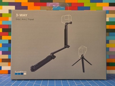GoPro 3-Wege Halterung 3-Way Grip Stativ/Arm/Halter - Schwarz. original GoPro