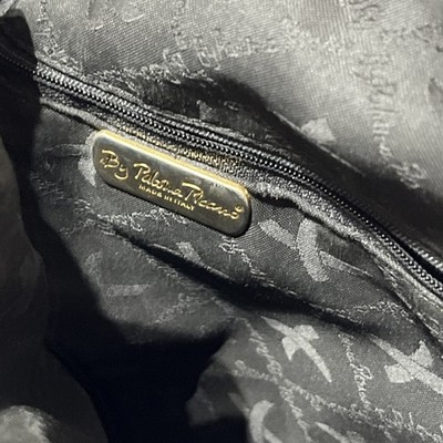 Vintage Paloma Picasso Genuine Leather Black Medium Backpack  display picture 3