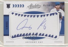 2020 Panini Absolute Blue 5/99 Anthony Kay #124 Rookie Auto RC 1u6