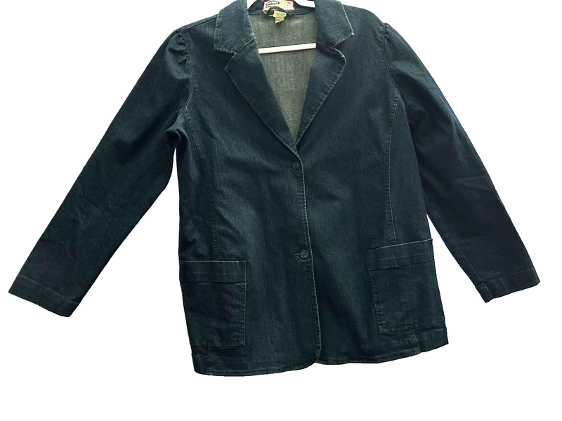 Vintage Old Navy Womens Denim Blazer L
