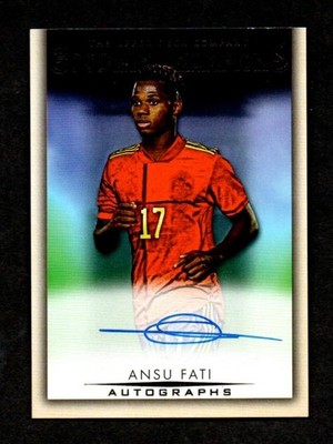 2021 Goodwin Champions ANSU FATI Barcelona Spain Soccer Player Autograph