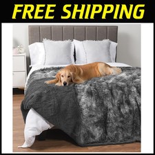 Waterproof Dog Blanket 60x80 - Tie-Dye Grey