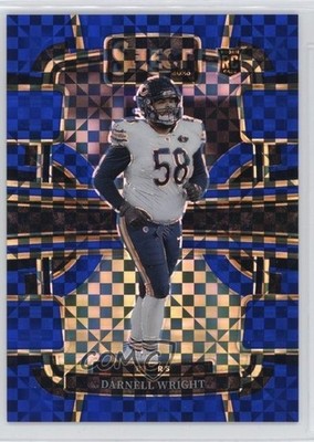 2023 Panini Select Concourse Blue Prizm 74/199 Darnell Wright #17 Rookie RC 12l9