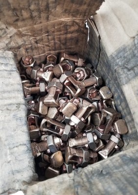 71 BURNDY KS23 Split-Bolt Square Head Connector Copper #6-#2AWG Run & Tap  NEW