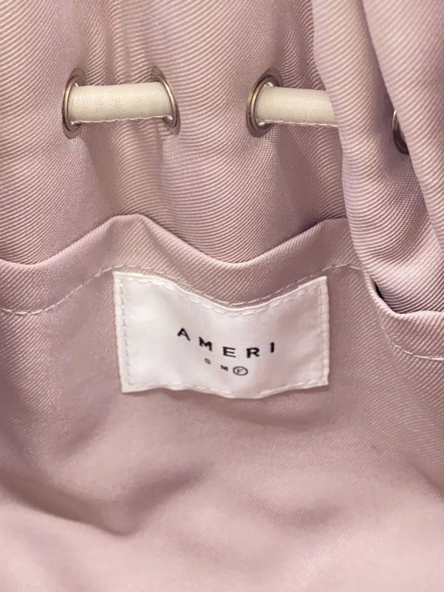 AMERI Drawstring Bag Leather BEG - image 5