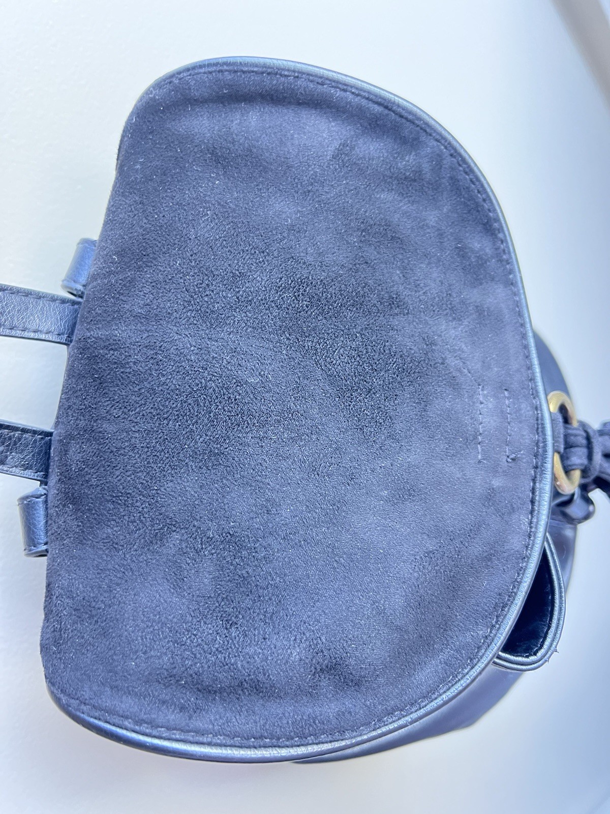 Black Tassel Ring Accent Backpack Drawstring Magn… - image 10