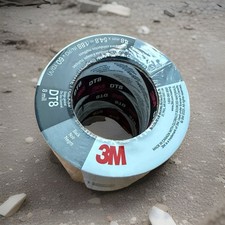 3M DT8 General Purpose Duct Tape, Black, 1.88 in x 60 yd, 8 mil
