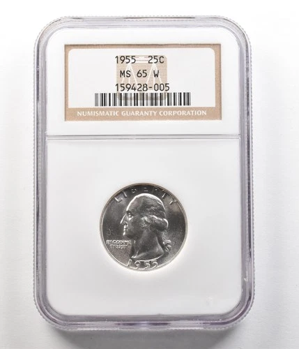 1955 Washington Quarter MS65 W NGC *4946