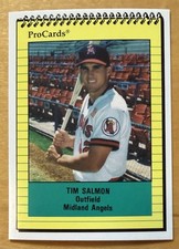 1991 ProCards Minor League - Tim Salmon #447 (RC) Midland Angels NM