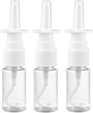 3pcs Nasal Spray Bottle Mist Spray Bottle Clear Empty - 10ml