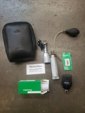 Welch Allyn 20200 Pneumatic Otoscope Ophthalmoscope Set Plugin Handle