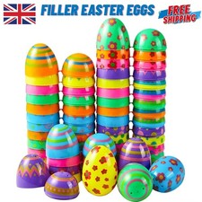 36 Pcs Filler Easter Eggs Fillable Giant Egg Hunt Hollow Plastic Add Gift Treats