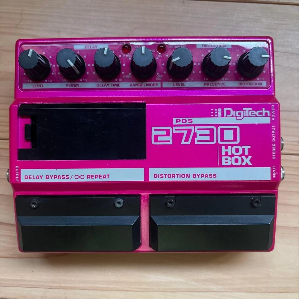 DigiTech PDS2730 Hot Box Delay & Distortion Pedal 2-in-1 Used - Image 2 of 4