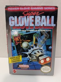 Super Glove Ball (Nintendo Entertainment System, 1990) NES CIB COMPLETE