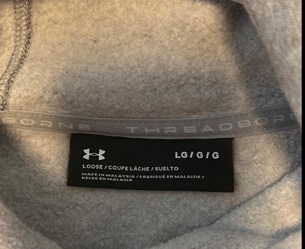 Under Armour Women’s Threadborne Pullover Gray Ho… - image 5