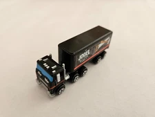 Micro Machines Box Truck Semi Black -VGC- Jodel Building Supply