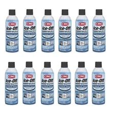 CRC Ice-Off Windshield De-Icer Spray 12 oz 12-Pack