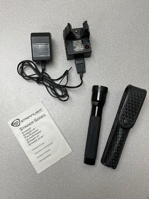 Streamlight Stinger LED Flashlight Stinger XT With Charger & Manual- Tested