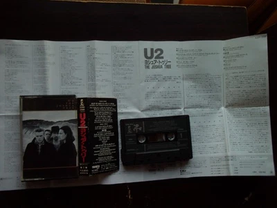 U2 Joshua Tree Japan Original Cassette Tape in 1987 Tested Bono Edge X28D 2066 - Image 1 of 4