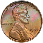 1944 Toned Lincoln Cent PCGS MS 66 RB See Video Toning Coin 1C
