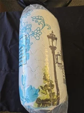 #= VCNY Quilt Set Reversible Medallion Bedding Full/Queen Eiffel Blue NEW