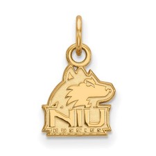 14k Gold LogoArt Northern Illinois University N-I-U Huskies Extra Small Pendant