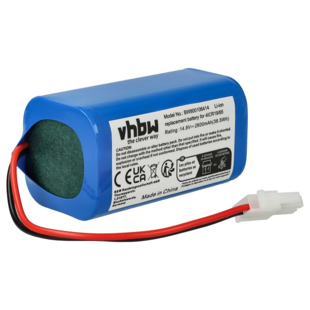 Akku für Ecovacs Robotics Deebot M82 2600mAh 14,8V
