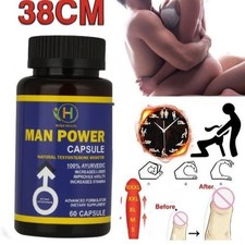 Male Enhancement Pills Booster  Thicker Last Longer Stronger Bigger 60 Cap A3