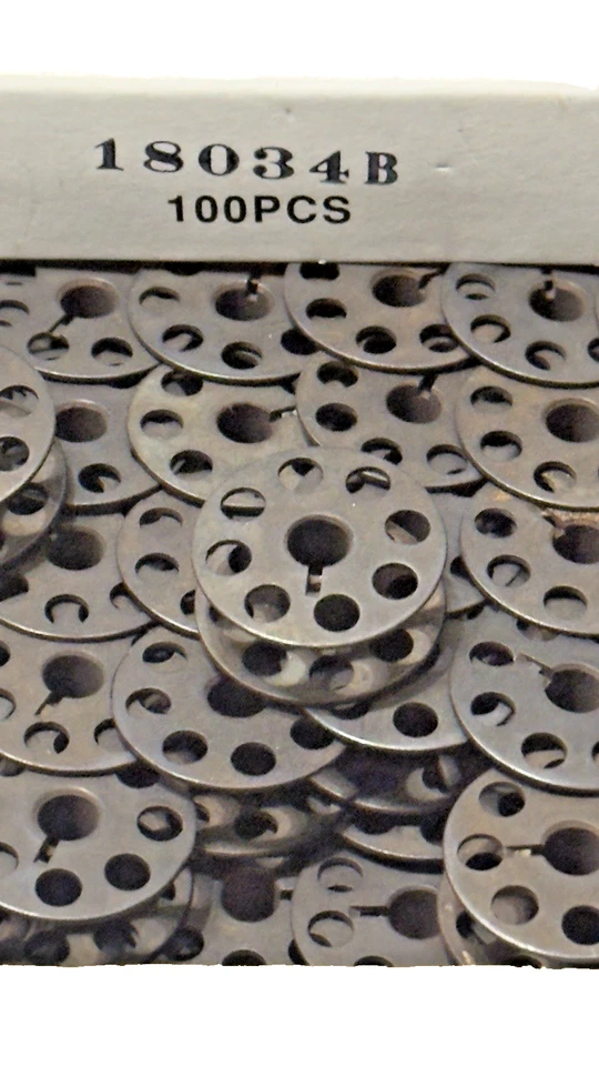 100 Class M Bobbins – Running 18034B Taiwan- for Consew 206RB Sewing Machines - Image 3 of 4