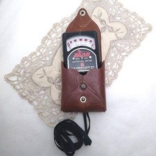 Vintage Leather Case SKAN Exposure Meter G-M Laboratories Chicago