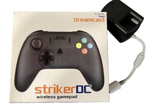 Rare Retro Fighters Black Striker DC Wireless Controller **READ DESCRIPTION**